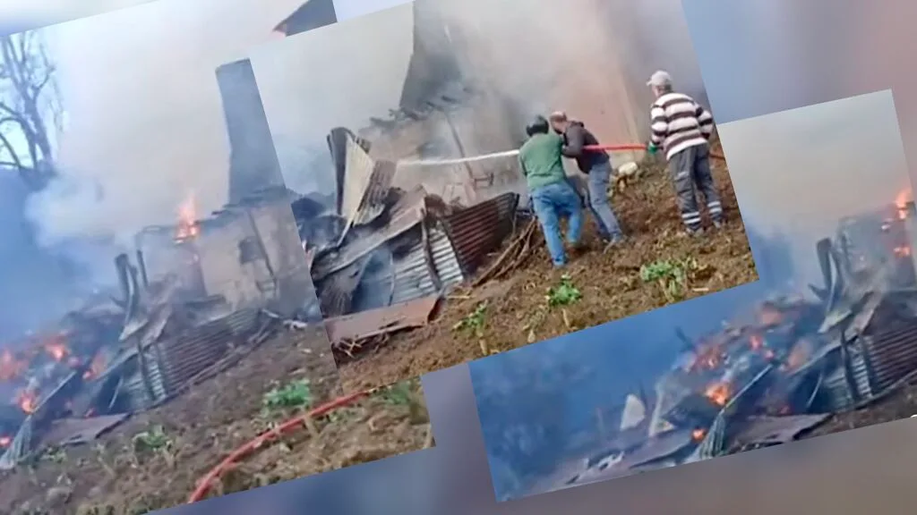 Çayırbaşı’nda bir ev kül oldu!