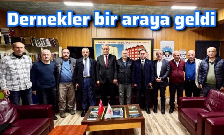 Çaykara-Dernekpazarı Sivil toplumu buluştu