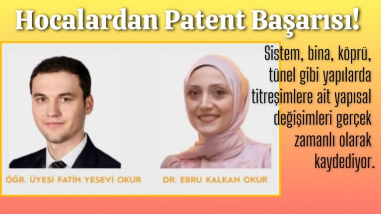 Çaykaralı akademisyenlerin araştırması patent aldı