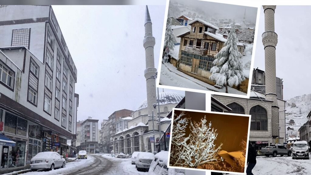 Kar Çaykara’ya ulaştı!