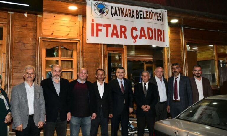 Başkan Genç Orucunu Çaykara’da Açtı