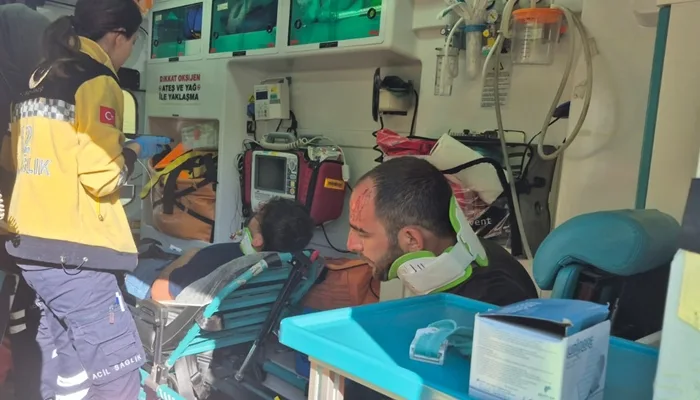 Çaykarada kaza: üç kişi yaralandı