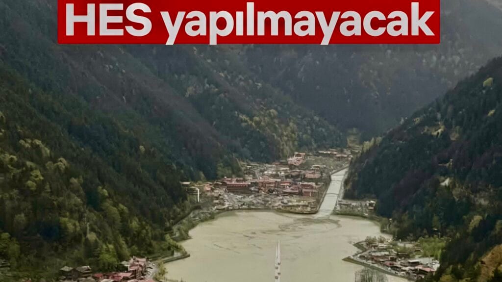 Uzungöl’de HES konusu kapandı