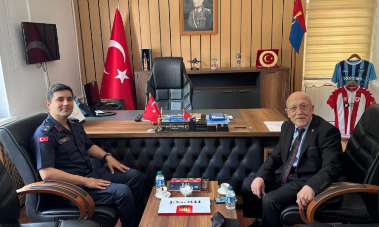 Çaykara Bölük Komutanlığına ziyaret