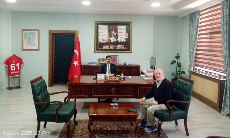 Çaykara Kaymakamı Sapmaz’a Ziyaret