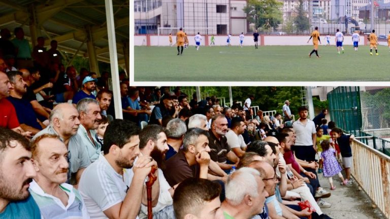 Çaykara’da maçlara ilgi yüksek