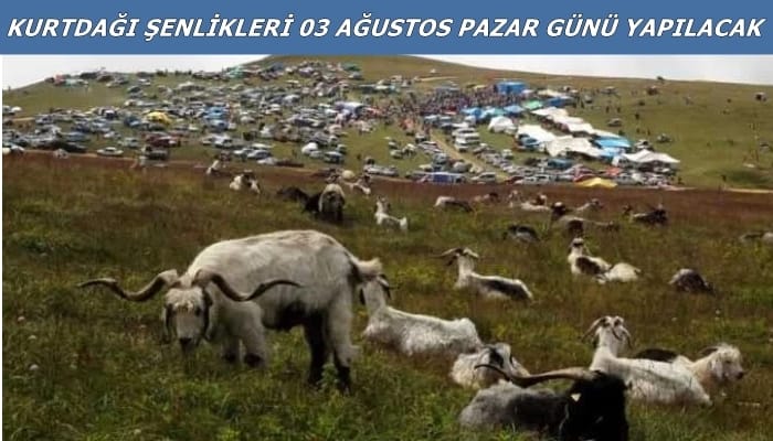Kurtdağı Şenlikleri 03 Ağustos’da