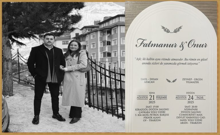 Çaykara’da Mutlu Birliktelik Evliliğe Taçlanıyor