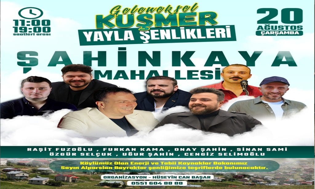 Kuşmer Yayla Şenliği 20 Ağustos’ta Coşkuyla Başlıyor