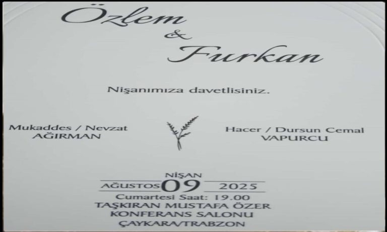 Özlem & Furkan Nişanlanıyor!