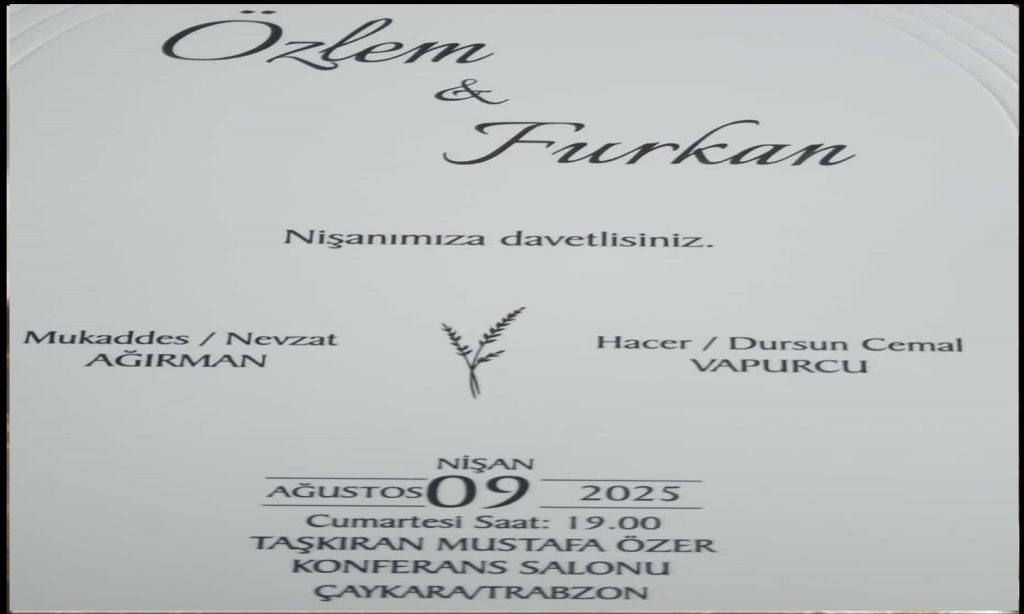 Özlem & Furkan Nişanlanıyor!