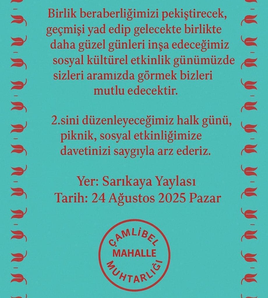 Sarıkaya Yayla Şenlikleri 24 Ağustos’ta Coşkuyla Gerçekleşecek 1