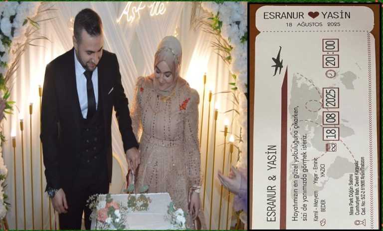 Taşkıran ve Taşlıgedik Ailelerini Mutlu Gününde Buluşturan Düğün