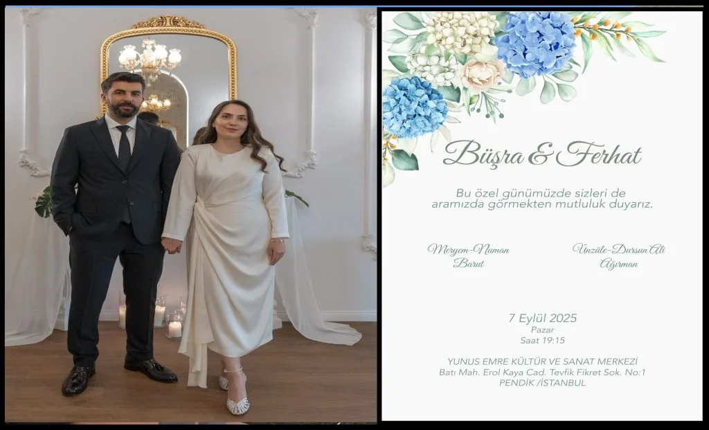 Ağırman ile Barut Aileleri Nikahlarına  Davet