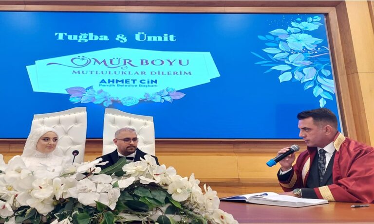 Çaykara Taşkıran Mahallesi’nde Mutluluk Dolu Nikâh