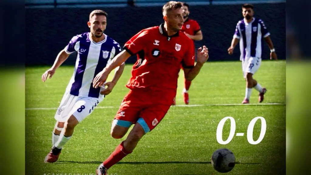 Çaykaraspor zorlu maçtan beraberlikle ayrıldı