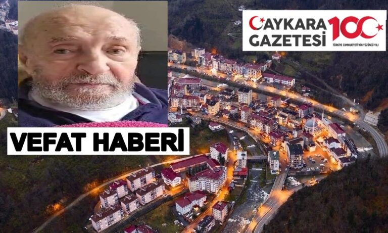 Eğridere Mahallesinden Hasan Kotaoğlu vefat etti