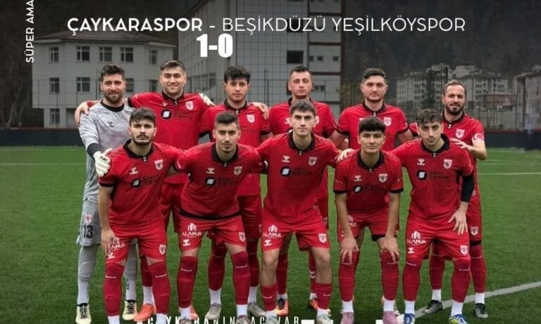 Çaykaraspor Evinde Kazandı