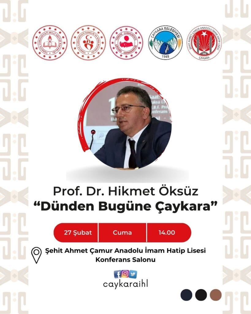 KTÜ Öğretim Üyesi Prof. Dr. Hikmet Öksüz’ den Konferans 2