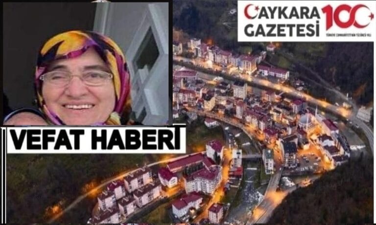 Uzungöl Mahallesinden Şehriye Turan vefat etti