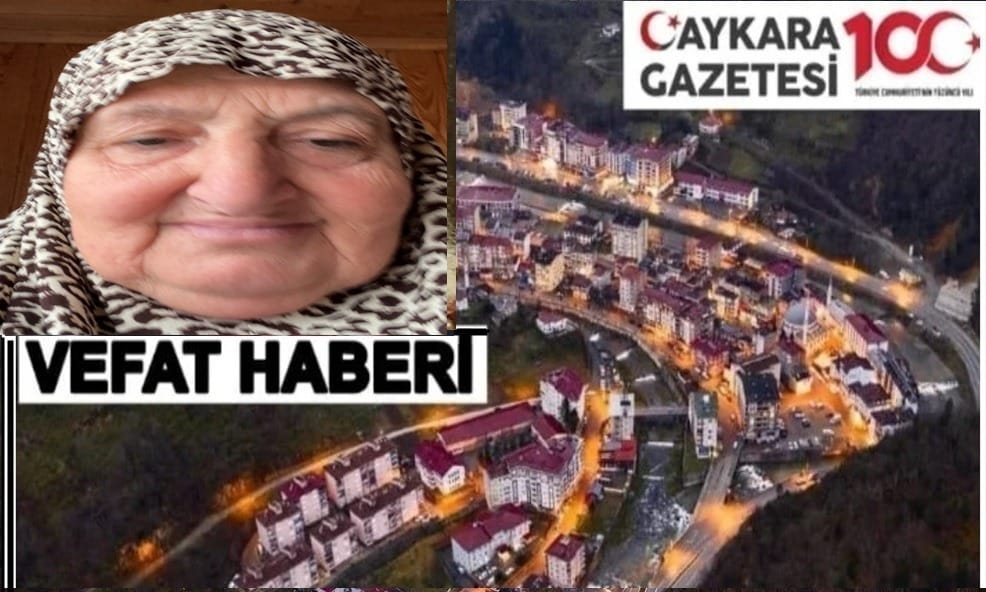 Çaykaralı Sevim Arslan Trafik Kazası Sonucu Hayatını kaybetti
