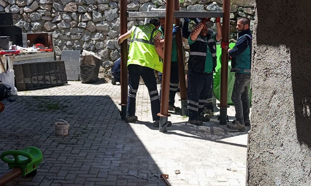 Çaykara Demirkapı Mahallesi’nde Çocuklara Yeni Yaşam Alanı