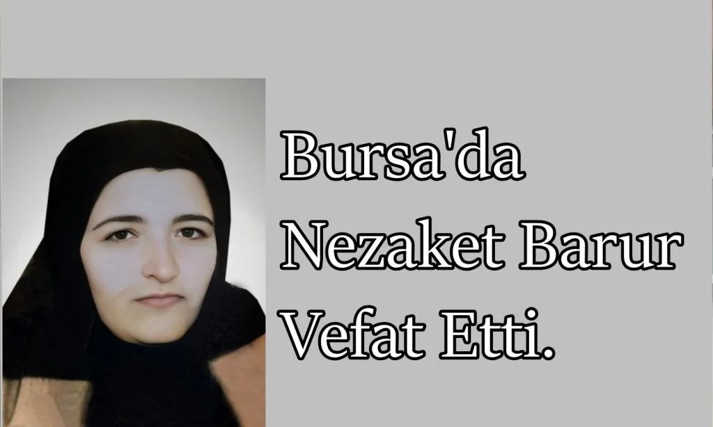 Çaykara Taşkıran Mahallesinden Nezaket Barur Özer Vefat Etti.
