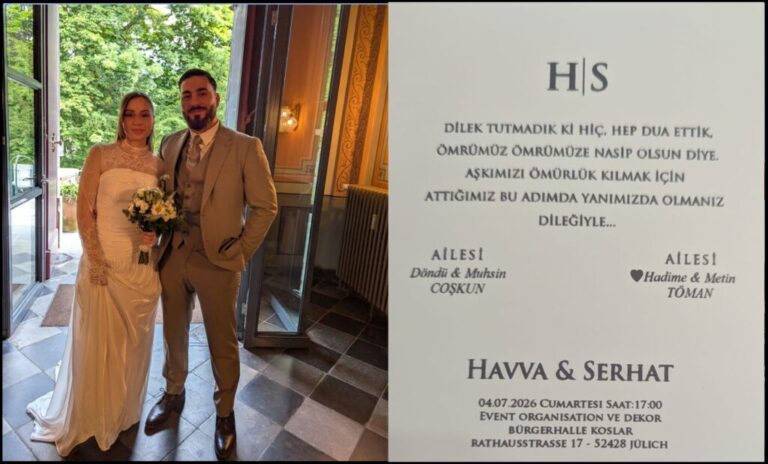 Serhat Töman ile Havva Coşkun Dünya Evine Giriyor