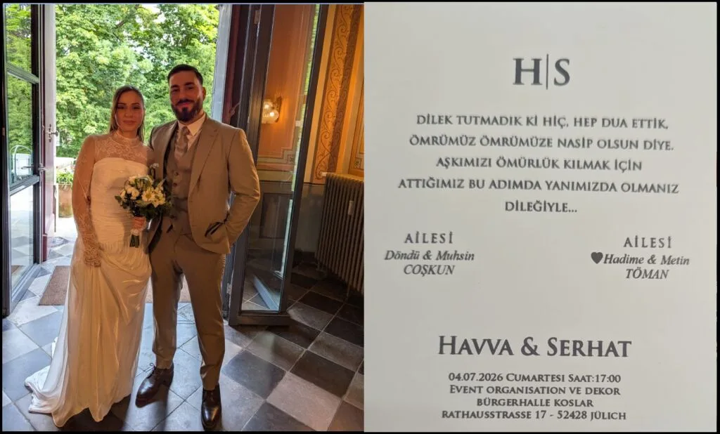 Serhat Töman ile Havva Coşkun Dünya Evine Giriyor