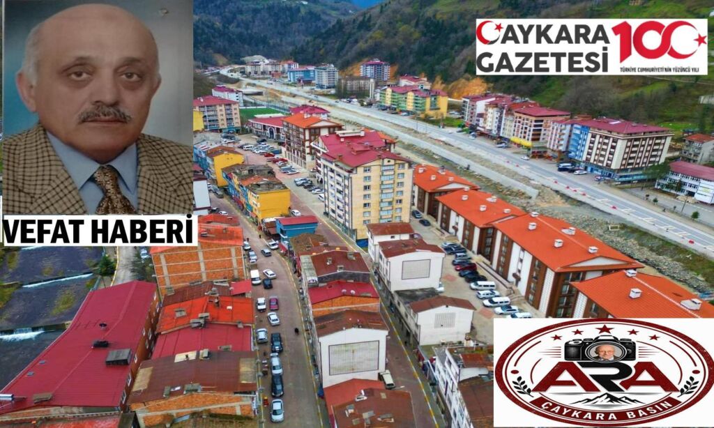 Çaykara Akdoğan Mahallesinden Rahmi Batu Vefat etti,