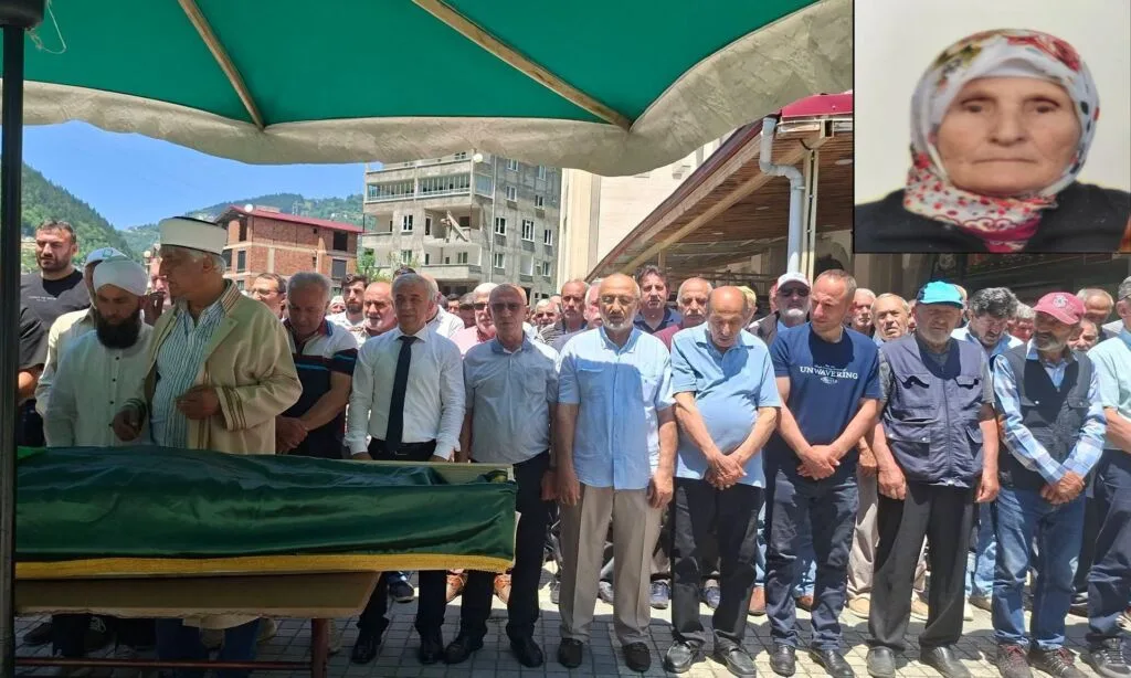 Çaykara Taşkıran Mahallesinden Fatma Albayrak Dualarla Uğurlandı