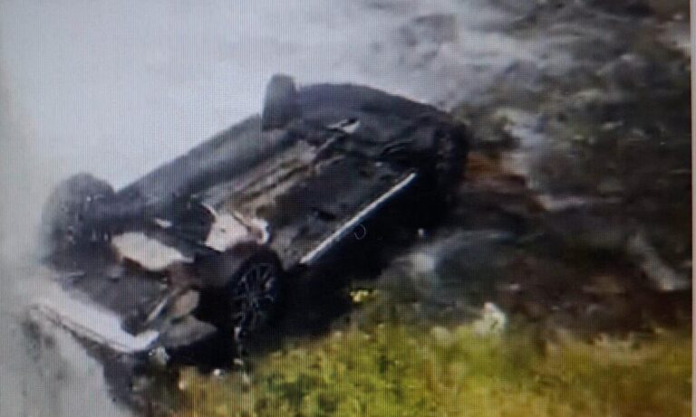 Uzungöl’de Araç Şelaleye Uçtu: 1 Yaralı