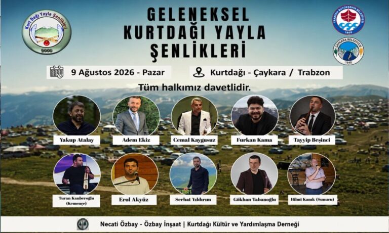 Geleneksel Kurt Dağı Yayla Şenlikleri 9 Ağustos’ta Coşku İçinde Gerçekleştirilecek