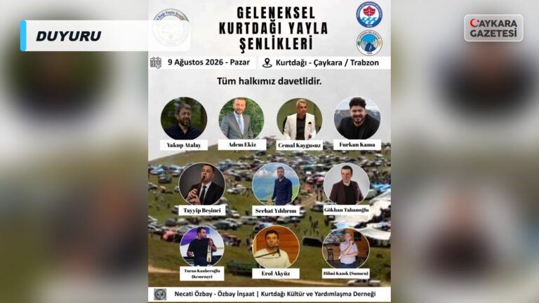 Geleneksel Kurt Dağı Yayla Şenlikleri 9 Ağustos’ta Coşku İçinde Gerçekleştirilecek
