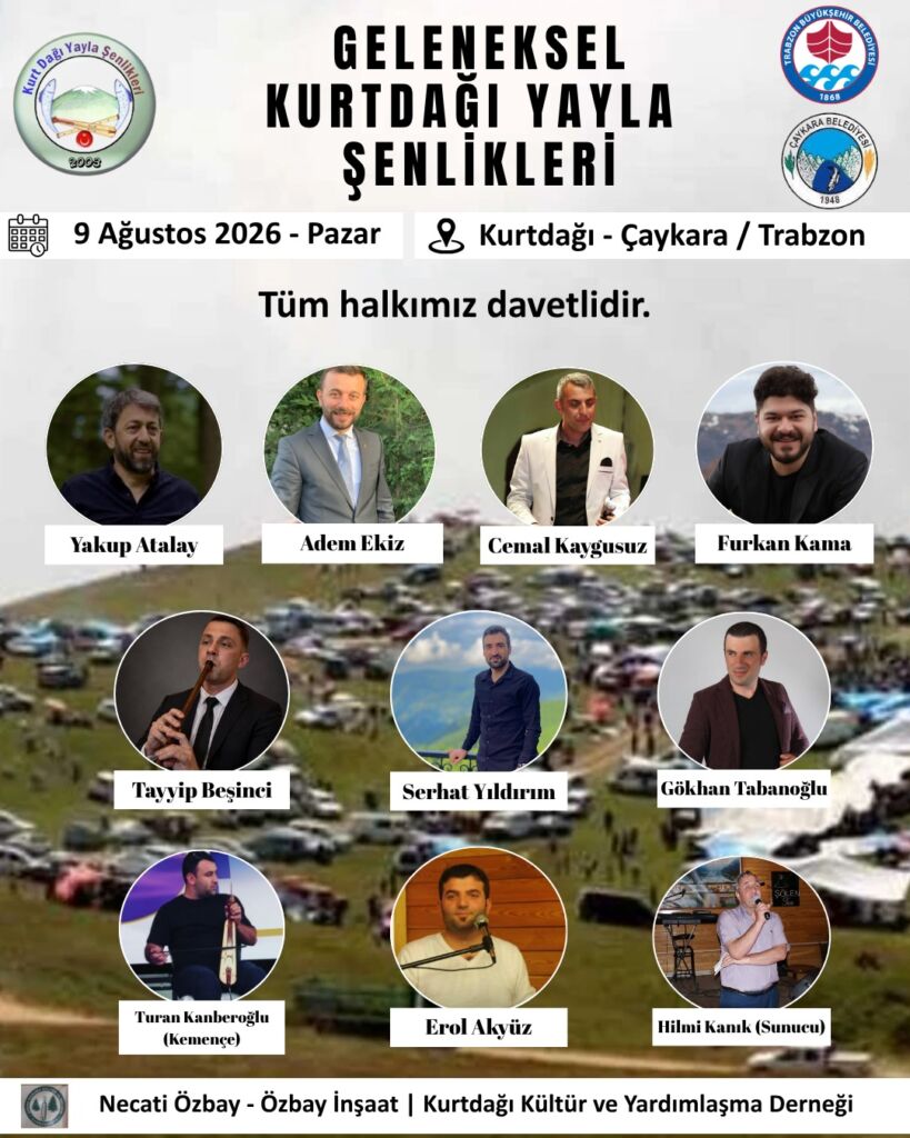 Geleneksel Kurt Dağı Yayla Şenlikleri 9 Ağustos'ta Coşku İçinde Gerçekleştirilecek 1 Kurtdagi