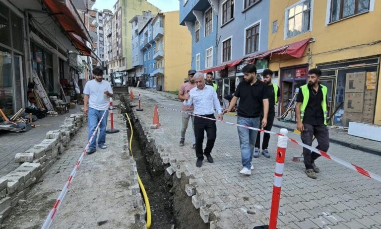 Çaykara Doğalgaza Kavuşuyor, Altyapı Çalışmaları Hız Kazandı