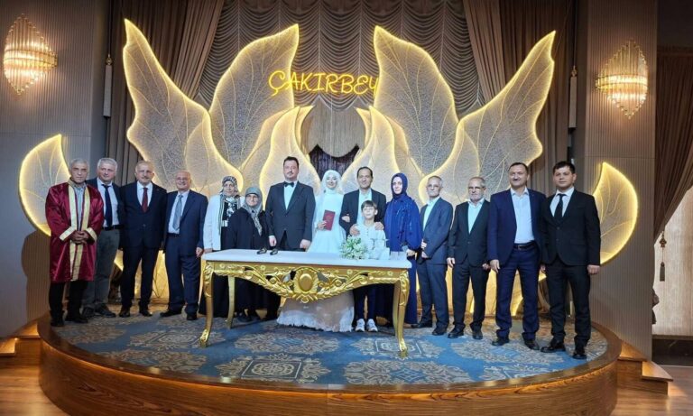 Mustafa Baki Şahin ve Sena Garip Dünyaevine Girdi