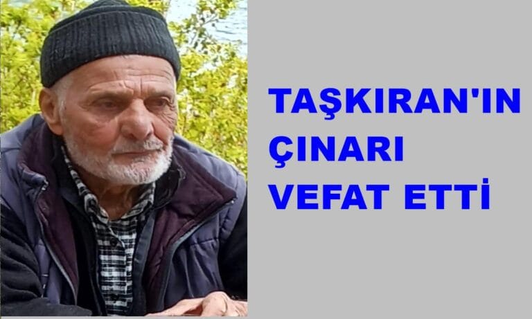 Çaykara Taşkıran Mahallesi’nden Hasan (Hüseyin) Ağırman Vefat Etti