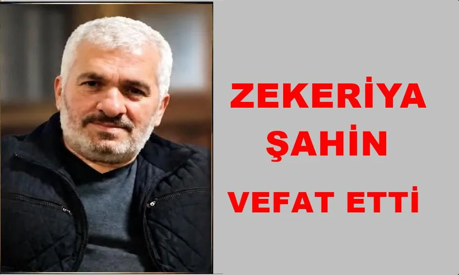 Çaykara Taşkıran Mahallesin’den Zekeriya Şahin Vefat Etti