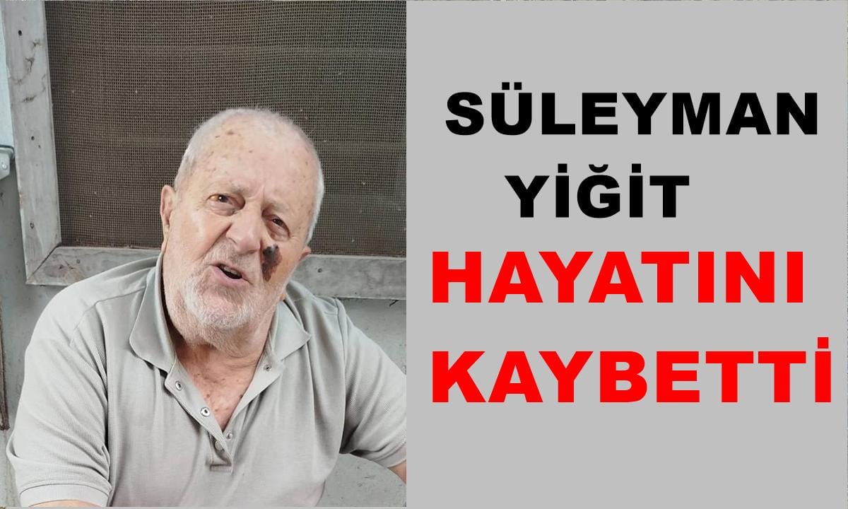 Çaykara Taşlıgedik Mahallesinden Süleyman Yiğit Vefat Etti