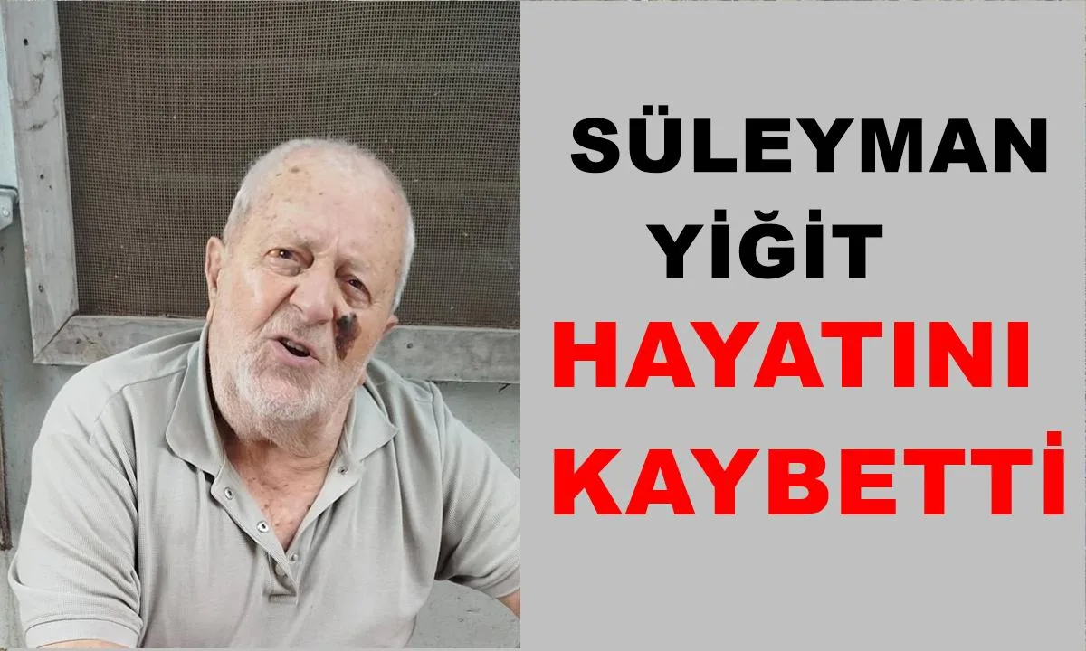 Çaykara Taşlıgedik Mahallesinden Süleyman Yiğit Vefat Etti