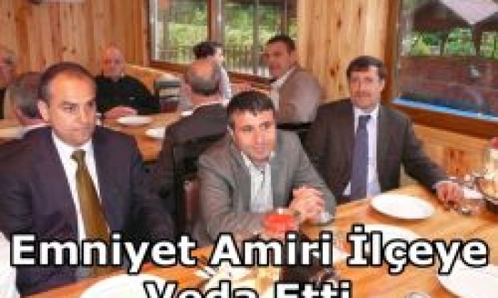 Emniyet Amiri Hami Bulut Çaykara’ya Veda Etti