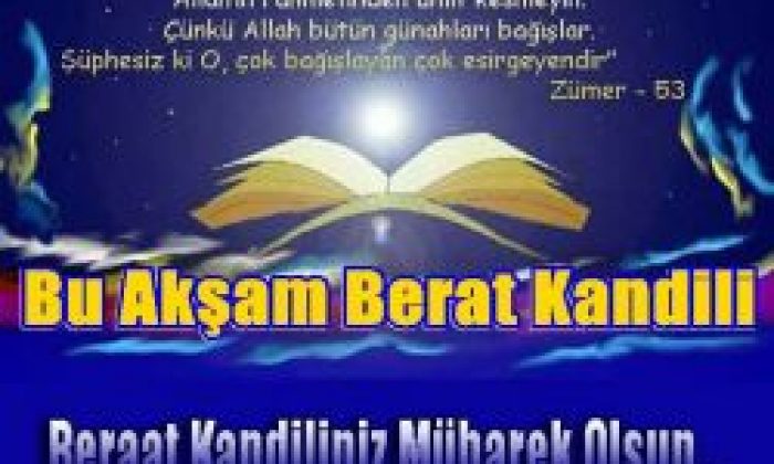 Bu Akşam Berat Kandili