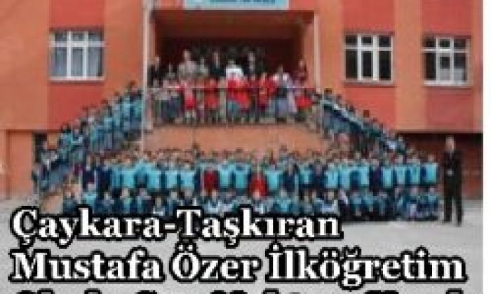 Çaykara Taşkıran Mustafa Özer İlköğretim Okulu Son Noktayı Koydu