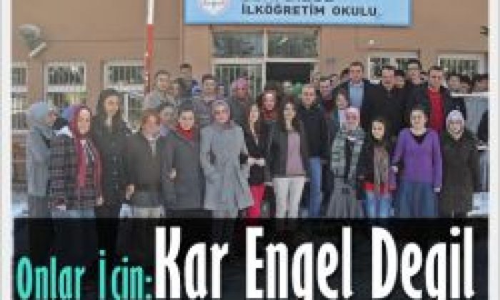 Kar Kış Demeden Hedefe Yürüyorlar