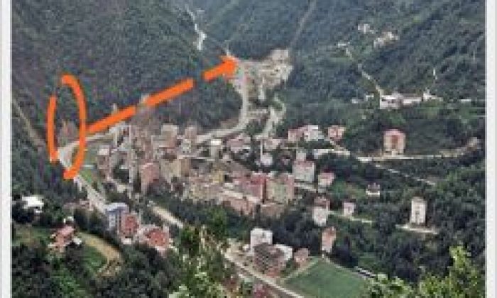 Çaykara Tünelle Geçilecek