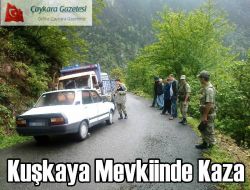Çaykara’da Kaza Oldu 1