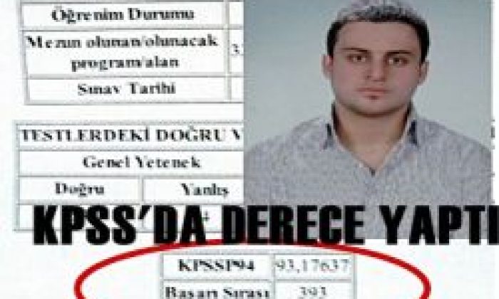 KPSS’de Derece Yaptı