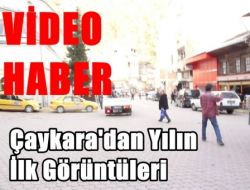Çaykara'dan Yılın İlk Görüntüleri 1
