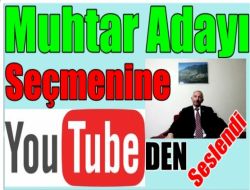 Buda Bir İlk; Muhtar Adayı Başkan Gibi Vaatler Veriyor 1